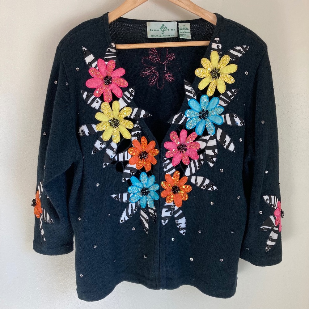 Design options by Philip & Jane Gordon floral cardigan
